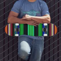 Thin Colorful Stripes - 1 Skateboard Deck