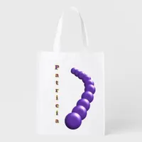 Polyester Bag - Line of Colored Balls with Name 2