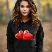 Valentine's day 3d stereo love hoodie