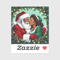 Mr and Mrs Clause Sweet Christmas  Sticker