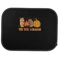 Tis The Season Pumpkin Leaf Latte Fall Thanksgivin Car Floor Mat