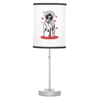 Till Death Do Us Part – Haunting Wedding Slogan Table Lamp