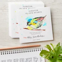 Bird Seed Packet Memorial Funeral  Envelope