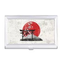 Flag and Symbols of Japan ID153 Business Card Holder