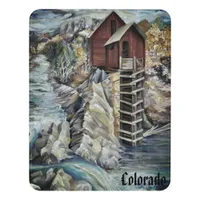 Colorado Rocky Mountains River Crystal Mill Door Sign