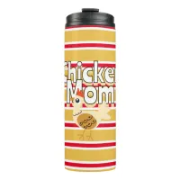 Funny Chicken Mom Thermal Tumbler