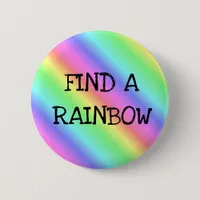 Find a Rainbow Holiday Button