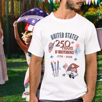 USA 250th Anniversary Gnome Classic Light T-Shirt 