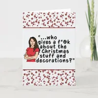 FLOTUS Melania Trump Funny Folded Christmas Card