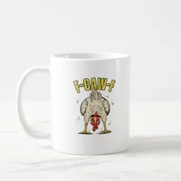 Funny Chicken Butt F-Caw-F Rooster Country Hen Chi Coffee Mug