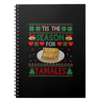Tis Season For Tamales Funny Christmas Food Notebook