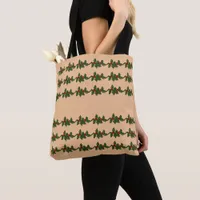 Tote Bag (ao) - Holly Leaves and Berries