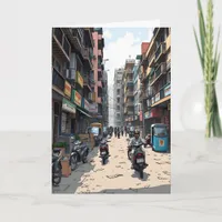 Saying Hello from India Card