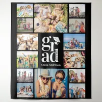 Grad Multiple Photo Collage Memories Backdrop