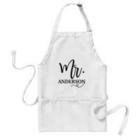 Mr. Personalized Couples Name Adult Apron