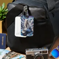 Majestic Polar Bear at Summit  Luggage Tag