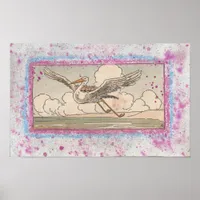 The Crane Helps the Sparrows Poster