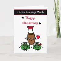 I Love You So Much Sushi Pun Card