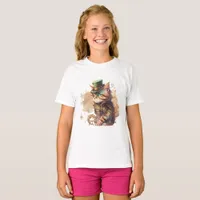 Steampunk Cat Adorable and Cute T-Shirt