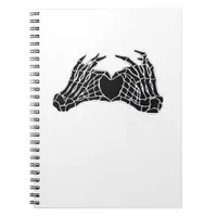 Skeleton Heart Hands - Classic Notebook