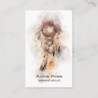 *~* Shamanic Dream Catcher Tribal Shaman Sacred Business Card