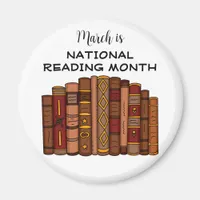 March is National Reading Month  Magnet