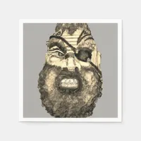 Scandinavian Scary Viking Paper Napkins