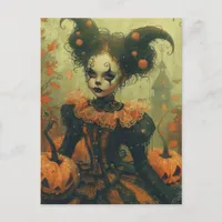 Halloween Clown Postcard