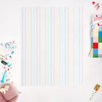 Rainbow Candy Stripes Baby's Nursery And Playroom Rug