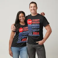 Stop Creepy Weird Vote Harris Walz 2024 DK Unisex T-Shirt