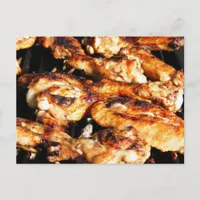 Barbecue Chicken Wings Card