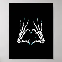 Skeleton Hand Classic Halloween Poster