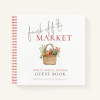 Fresh off the Market Bridal Shower Guest Book
