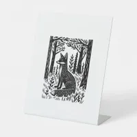 Cottagecore Forestcore Goblincore Forest Woodland Pedestal Sign