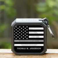 Correctional Officer Personalized Thin Gray Line Bluetooth Speaker