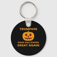 Trumpkin Make Halloween Great Again , Trumpkin Hal Keychain