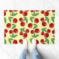 Red Cherries All Over Pattern Doormat