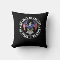 No Kings In America No Fascists We The People Poli Throw Pillow