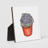 Hand drawn Succulent  Plaque