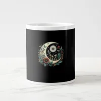 Aesthetic Goblincore Cottagecore Mushroom Minimal  Giant Coffee Mug