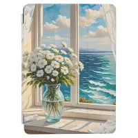 Pretty Ocean View Coastal Art iPad Air Cover