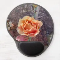 Pretty Peach Prickly Pear Flower Gel Mouse Pad