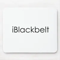 Martial Arts iBlackbelt Mouse Pad