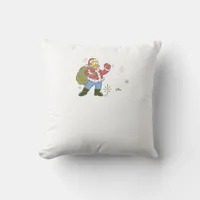 The Simpsons Christmas Tis The Jelly Season Throw Pillow