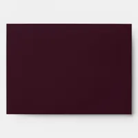 Dark Plum Velvet Envelope