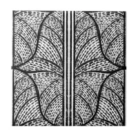 Mediterranean Black & White Mosaic Pattern  Ceramic Tile