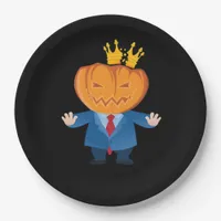 No Kings - Trumpkin Pumpkin Classic Paper Plates