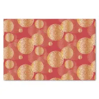 Golden Elegant Splendid Oriental Ornaments Pattern Tissue Paper