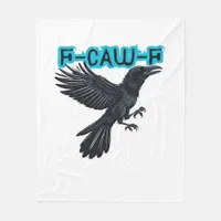 F-Caw-F Classic Creative Casual Fleece Blanket