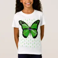 Hope Lime Green Butterfly Lyme Disease Awareness T-Shirt